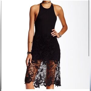 Free People Nora Sleeveless Crocheted Midi Dress
